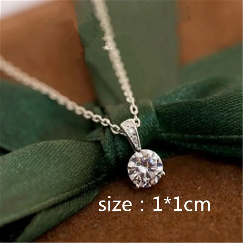 925-Sterling-silver-Pendant-necklace-Set-auger-Women-s-fashion-necklace-jewelry-wholesale (1)