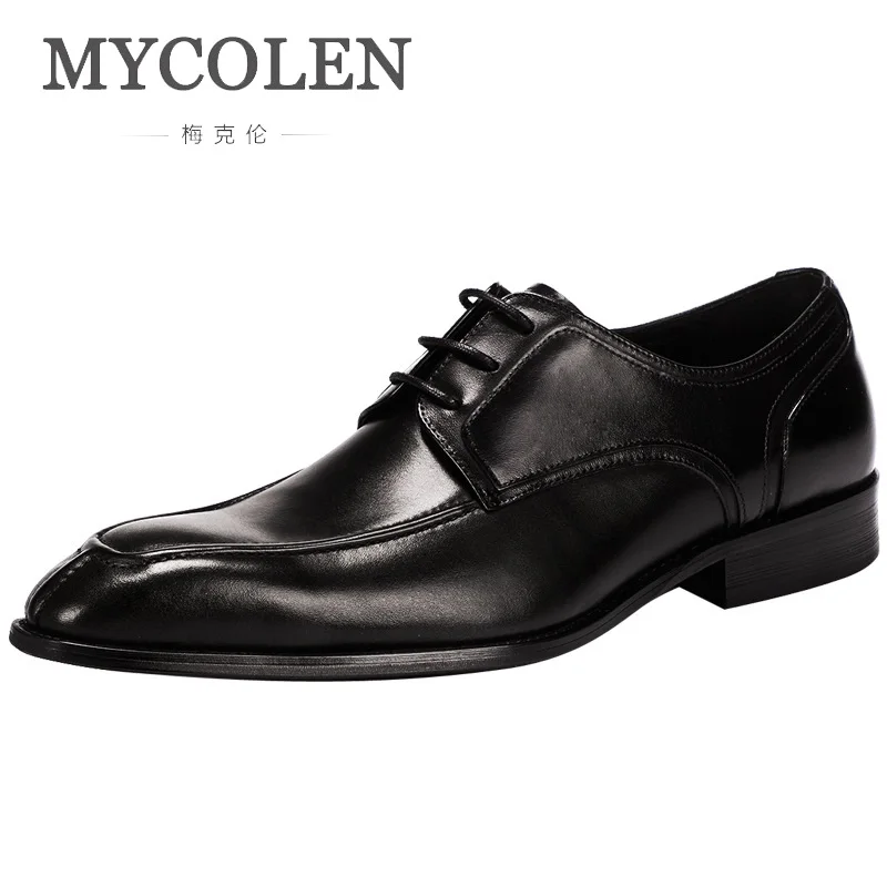 

New Business Dress Shoes Men Genuine Leather Formal Shoes Gentleman Wedding Shoes Man Casual Oxfords Sapato Couro Masculino