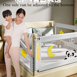 Corralito de bebé para niños, muebles, parque infantil para niños de 0 a 3 años Y 24 engranajes, barrera de protección de seguridad ajustable, valla de cama alta de 100CM