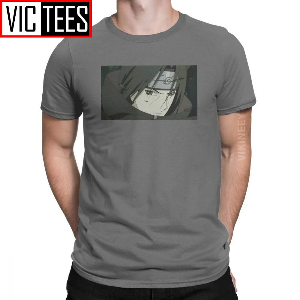 

Naruto Uchiha Itachi Sasuke Akatsuki Men T Shirt Harajuku Japan Leisure Tshirt Cotton New Arrival Camisas Hombre