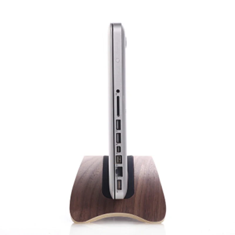  Bracket SAMDI Formacbook air pro ForApple laptop vertical wood wooden stand base bracket
