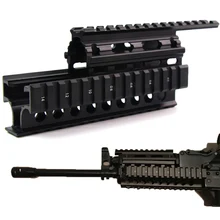 AK47 74 AKs AKM Quad Rails крепление Handguard Rail 20 мм Пикатинни боковой рельс прицел светильник крепление рельсы Чехлы для охоты аксессуары