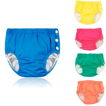 

Baby Reusable diape Swim Nappy Diaper Cover Swimwear ecological diapers Swimming Trunks Pool Pants Toddler briefs for children