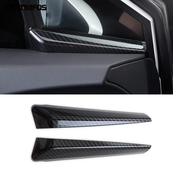 

For Toyota CHR C-HR 2016 2017 2018 Carbon Fiber Window Interior A Pillar Cover Molding Trim Decoration Accessories Car Styling
