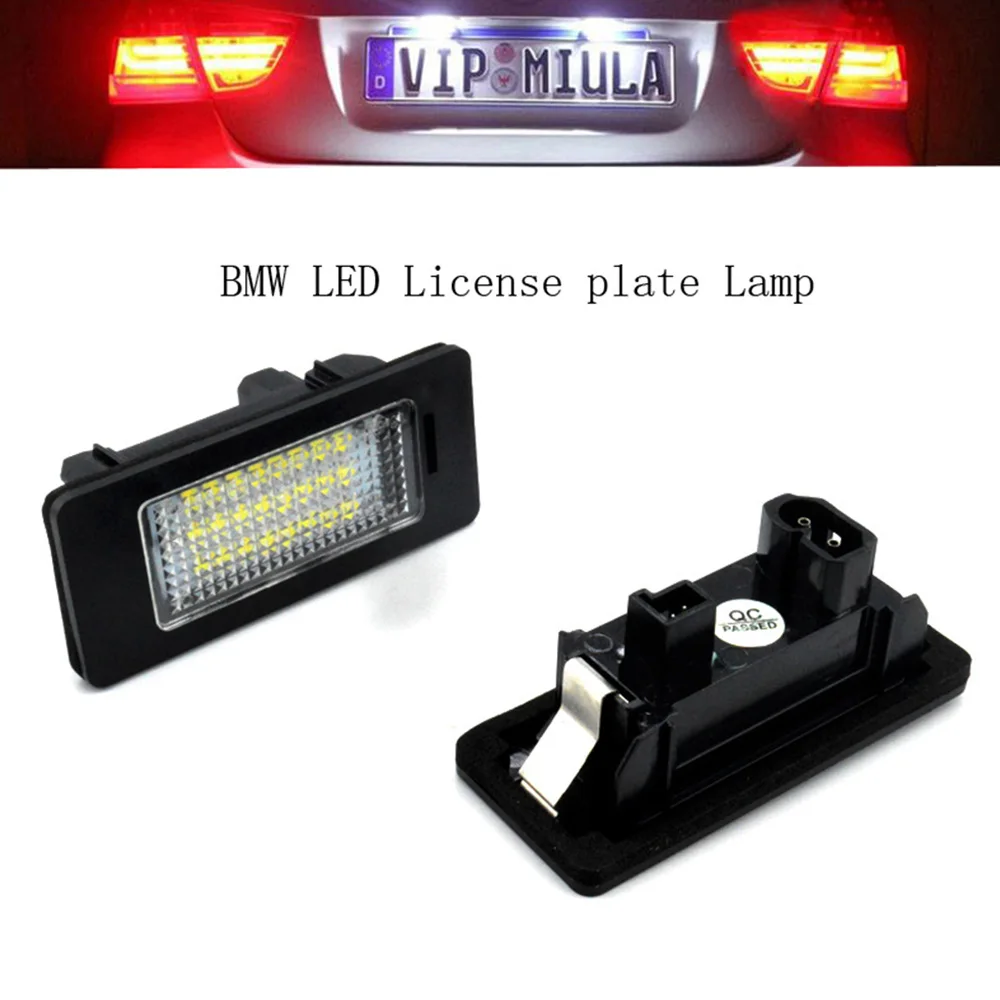 2 шт. светодиодный номерной знак для BMW e90 светильник E39 E81 E82 X5 X1 E60 E90 E92 E93|Сигнальная