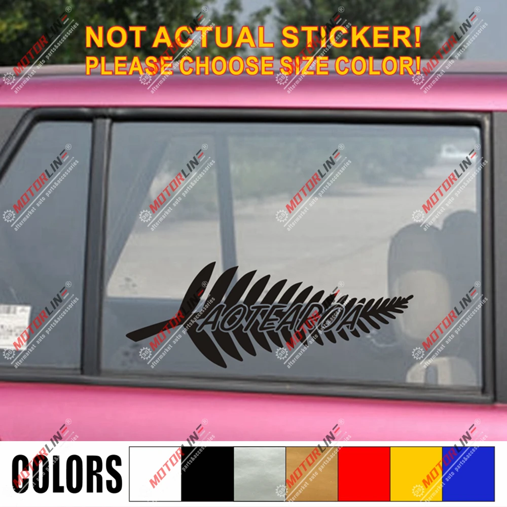 

Новая Зеландия AOTEAROA Fern киви Наклейка автомобиля винил без bkgrd Квинсленд