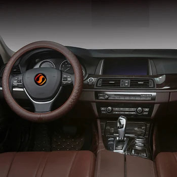 

GM New generation for Kia smart run steering wheel cover leather special car handle cover anti slip and sweat absorption