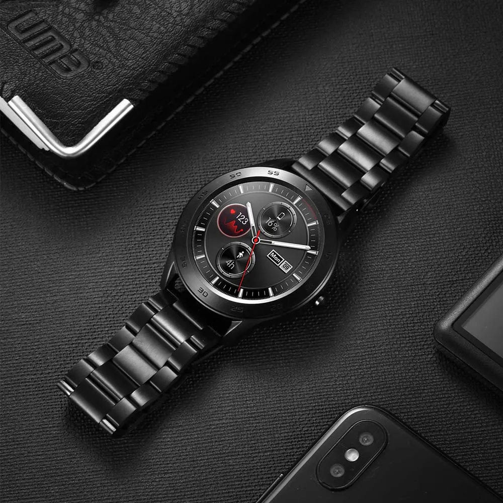 Koop Letine DT98 Smart Horloge IP68 Waterdicht 1.3 Full Touch Ronde Srceen Ecg Hartslagmeter Fitness Tracker Pk Amazfit Smartwatch
