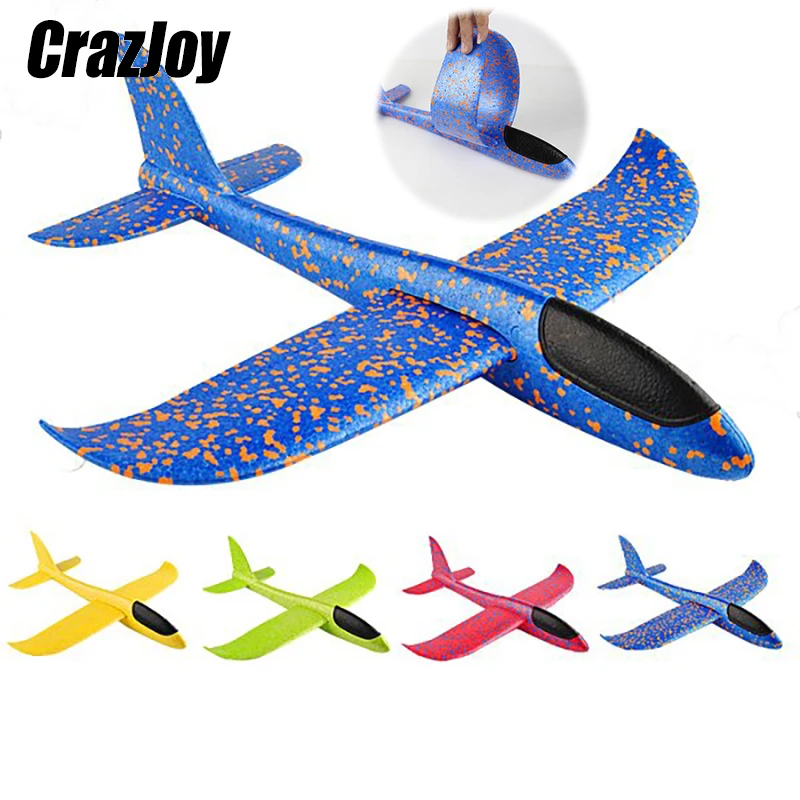 

48CM Foam Plane Glider Hand Throw Airplane Glider Toy Planes EPP Outdoor Launch Kids Toys for Children Boys Gift