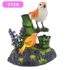 Electric Voice-Activated Bird Simulation Couple Bird Will Move Magpie Parrot Pet Bird Children Decoration Model Toy Gift 6