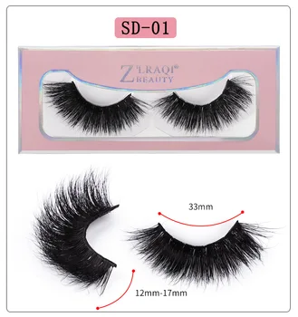 

SD-01-17 3d Mink Eyelashes 3D three-dimensional curling eyelashes mink lashes