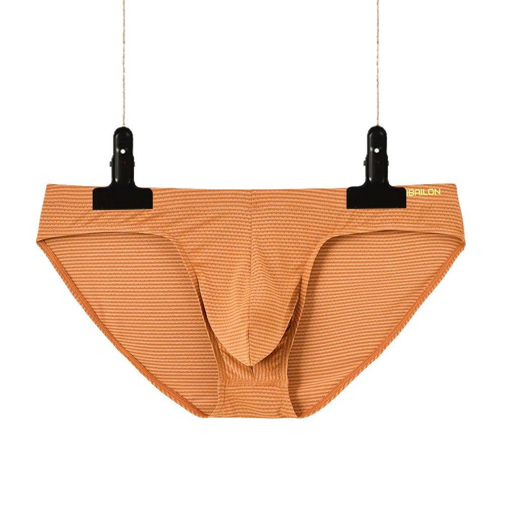 Soft High-quality Nylon Men's Sexy Bikini Underwear Solid Color Multi-color Options