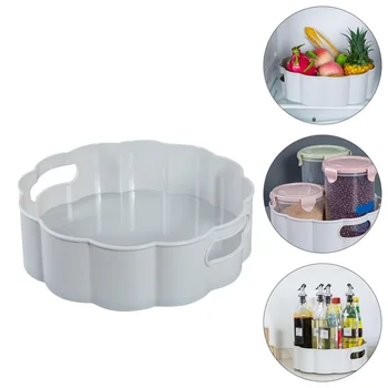 

1pc Box Rotating Multifunction Simple Household Practical Sundry Storage Rack Seasoning Bottle Shelf for Home Kitchen