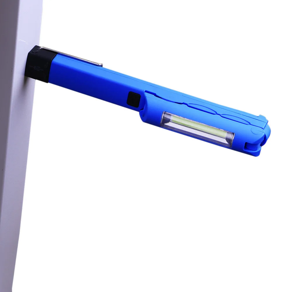 ABS домашний Кемпинг Открытый чтение светодиодный + COB USB Перезаряжаемый складной портативный магнитный задний фонарик Многофункциональный