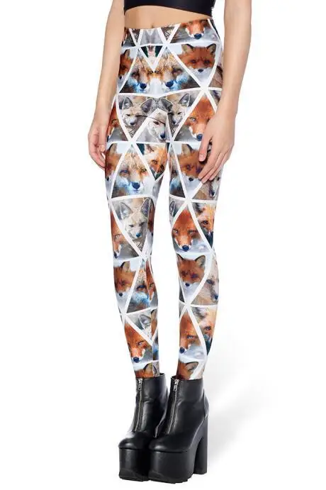 Christmas Printing Leggings Put Hip Elastic High Waist Legging Breathable Merry Christmas Pants