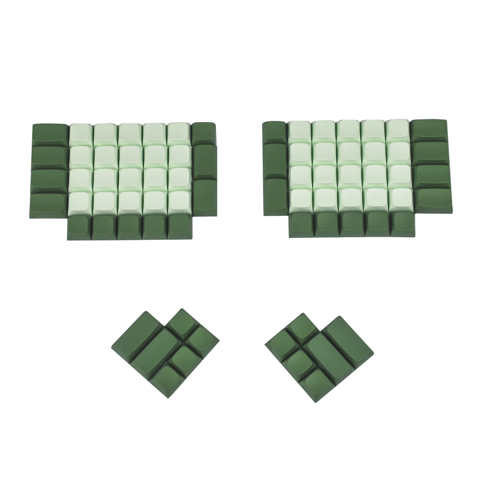 Ymdk-zda Ball Shape Keycap Grupo Pbt Grosso Matcha Blank e Dye-sublimação Ergo Ergodox Lily58 Planck Preonic - Imagem 4