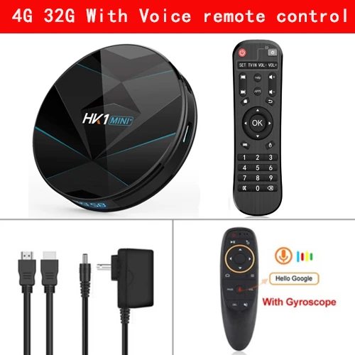 best digital antenna HK1 MINI+ Android 10.0 Smart TV Box 4K 4G 64G Media Player Dual Wifi Set Top Box RK3318 Quad Core Google Voice Assistant TV Box cable box for tv TV Receivers