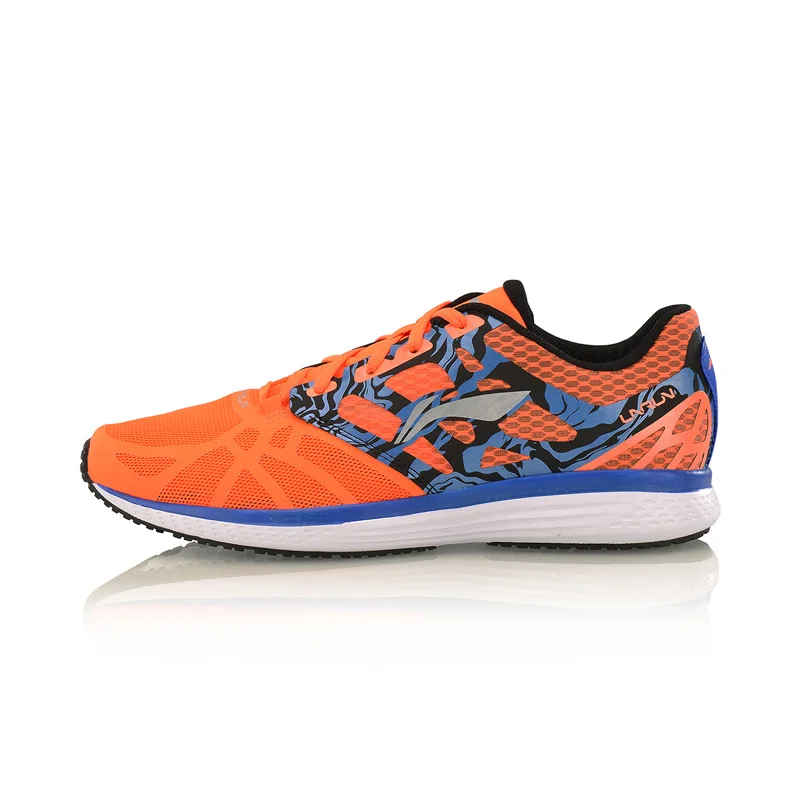 Мужская беговая Обувь Li Ning кроссовки с дышащей подкладкой легкая спортивная