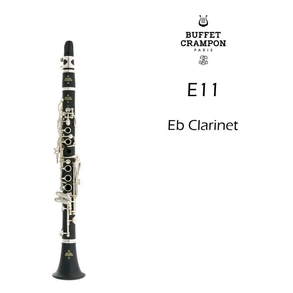 

Brand New Buffet Crampon E11 Clarinet in Eb BC2301-2-0W 17 Keys Ebony Wood Nickel plated With Case Free Shipping