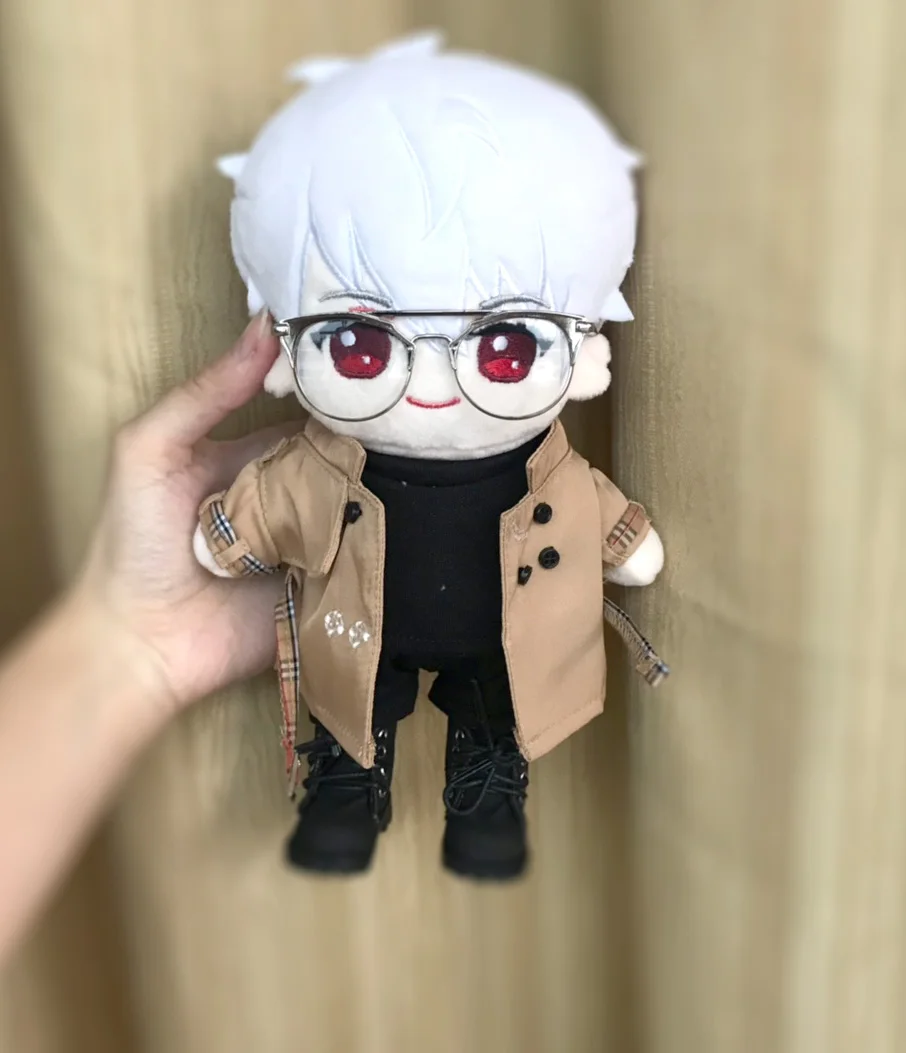 Отслеживаемая плюшевая кукольная одежда Kpop EXO, 20 см, ветровка с поясом, Верхняя Одежда для куклы, аксессуары, костюм