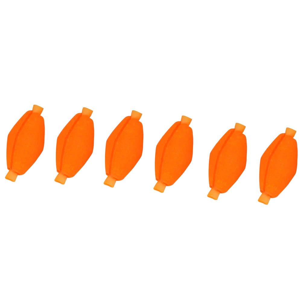 Free Shipping 6Pcs/Set Plastic Oval Drop Float Fly Fishing Strike Indicator Mini Striking Floating Beans Fishing Accessories