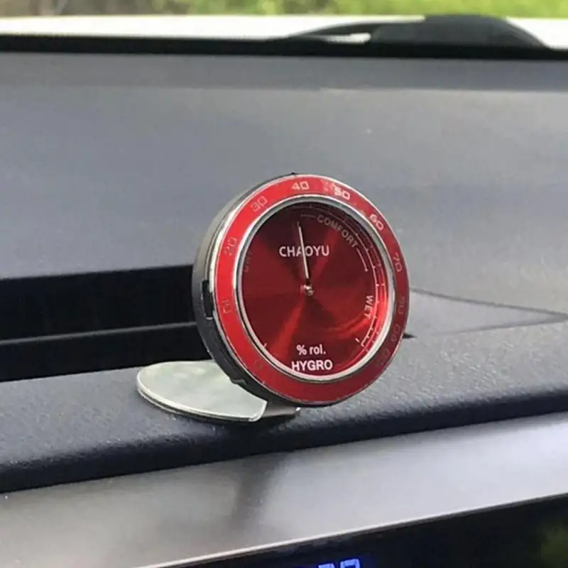 Украшение приборной панели цифровой автомобильный орнамент DIY часы с гигрометром указатель дисплей Автомобильный подарок прочные аксессуары термометр