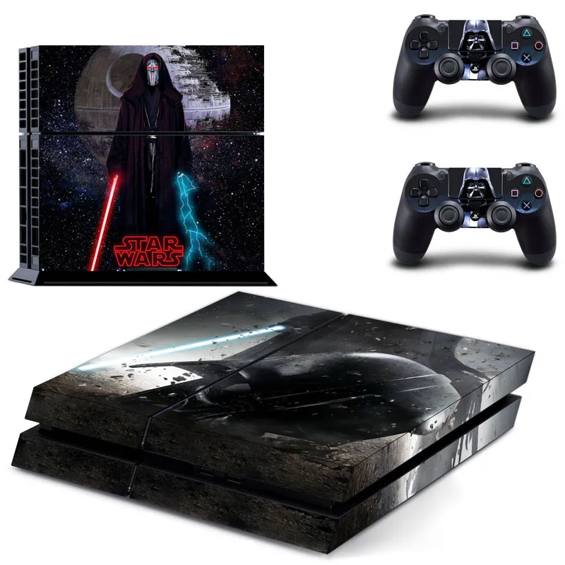 Star Wars Play station 4 наклейки s, PS 4 виниловые Наклейка для PS4 Pegatinas Adesivo для консоли playstation 4 и 2 контроллера