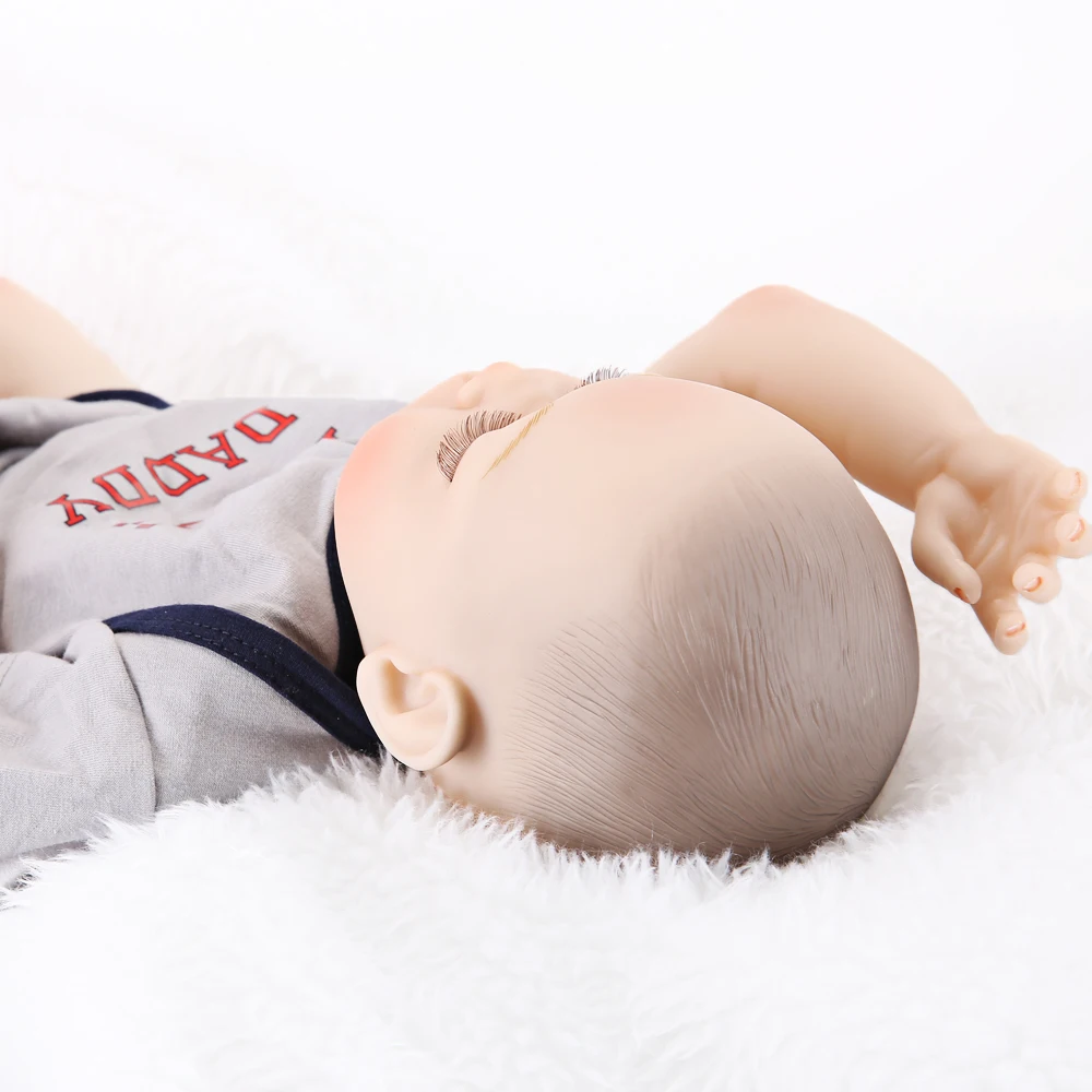 Clearance In Russian 20 Inch Reborn Baby Doll Full Soft Silicone Vinyl Sleeping Girls Boys Dolls Best Gift For Children