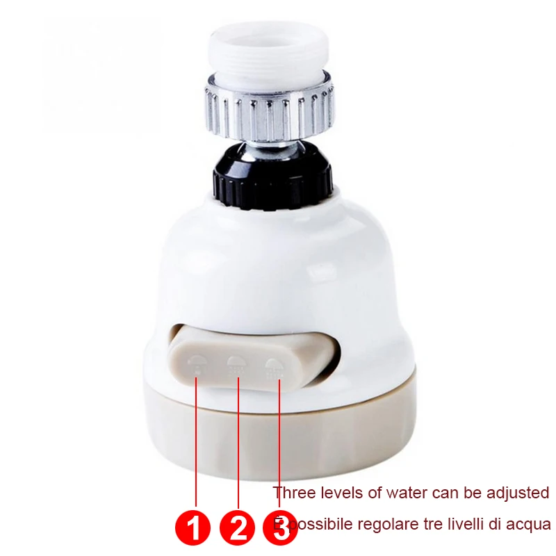 Кухонный кран для душа 360 регулировочный кран вращающаяся водосберегающая душевая головка кухонные приспособления кран фильтрованный для смесителя аксессуары