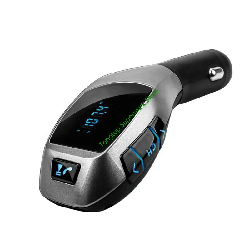 Автомобильный fm-передатчик Bluetooth Handsfree автомобильный mp3-плеер USB беспроводное зарядное устройство FM модулятор Carkit Поддержка TF карты