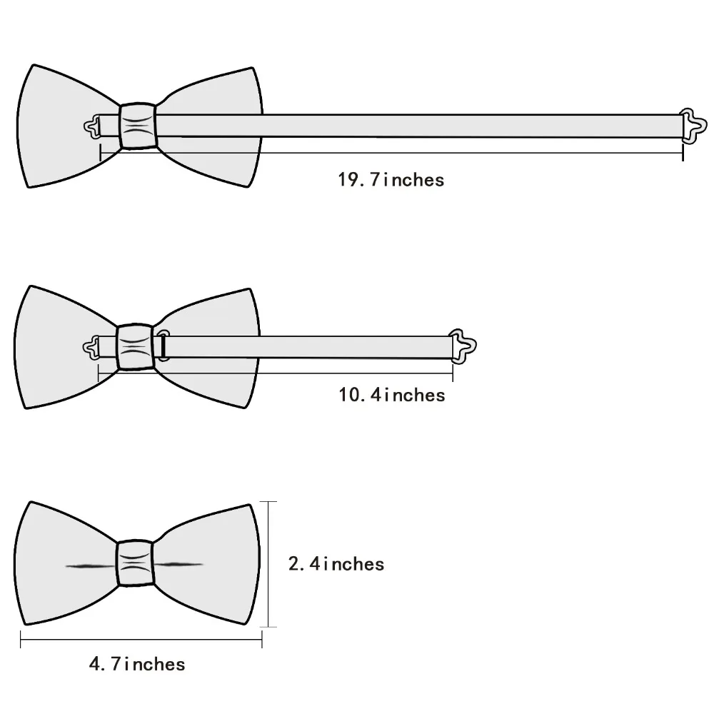 bowtie size