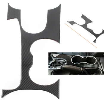 

Car Interior Gear Shift Panel Cover Trim Fit For Ford Mustang 2015 2016 2017 2018 2019 ABS Plastic Carbon Fiber Style
