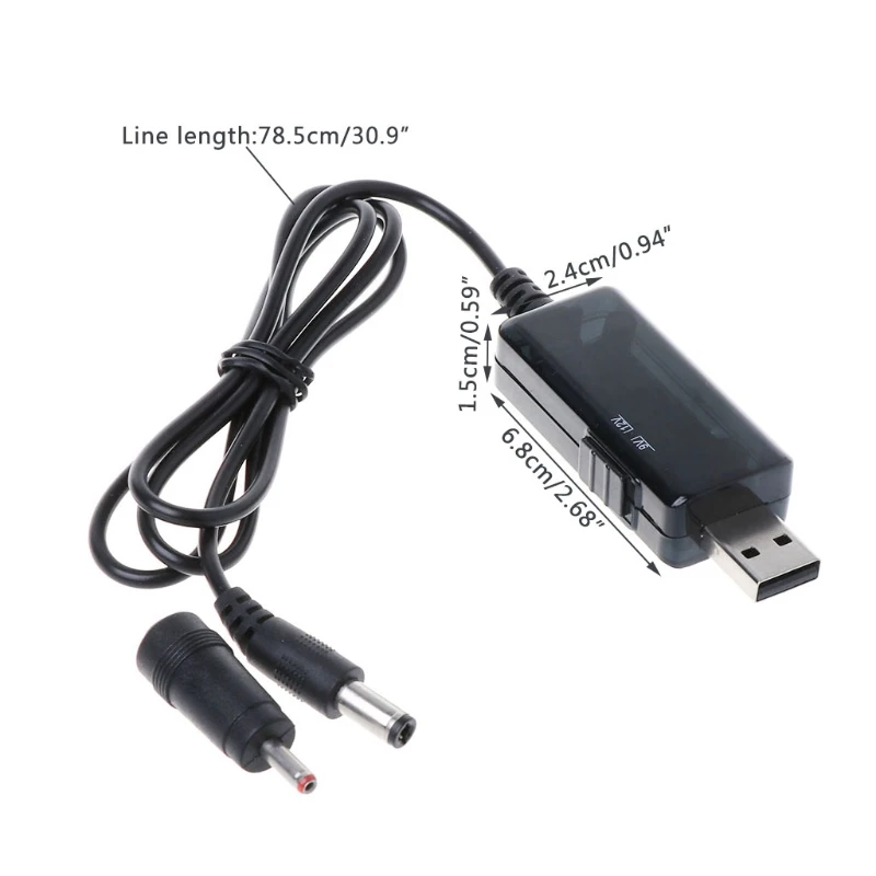 DC Boost Converter DC 5V to 9V 12V USB Step Up Power Supply Adapter with Display Drop Ship Support