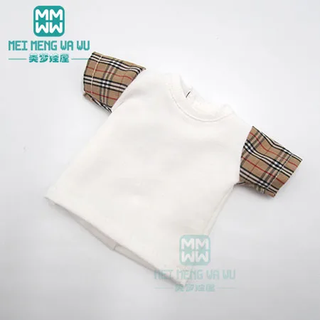 Blyth clothe модная клетчатая рубашка, короткая футболка, шорты, кожаная обувь для Blyth Azone 1/6 аксессуары для кукол - Цвет: XB--032--A