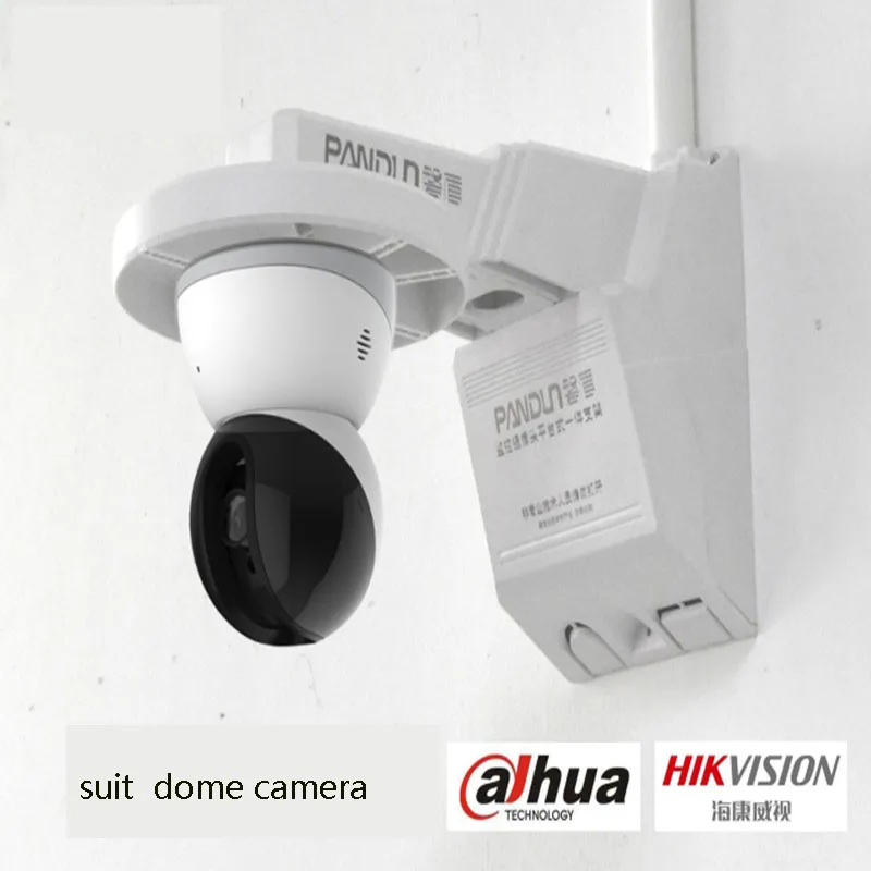 CCTV наблюдения купольная камера водонепроницаемый анти бак настенный кронштейн скрытые провода Костюм dahua камера и HIKVISIO камера купольная камера