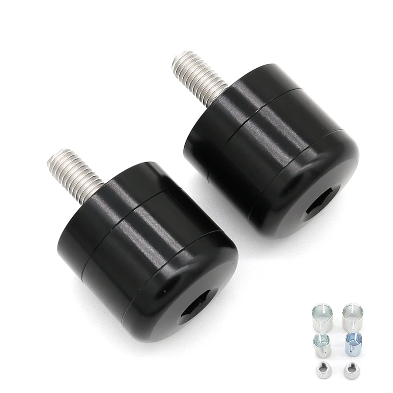 Для Kawasaki ZZR1400 2006- ZZR1200 2002-2005 ZZR600 1990-2008 ZZR1100 1990-2001 наконечник ручки - Цвет: Black
