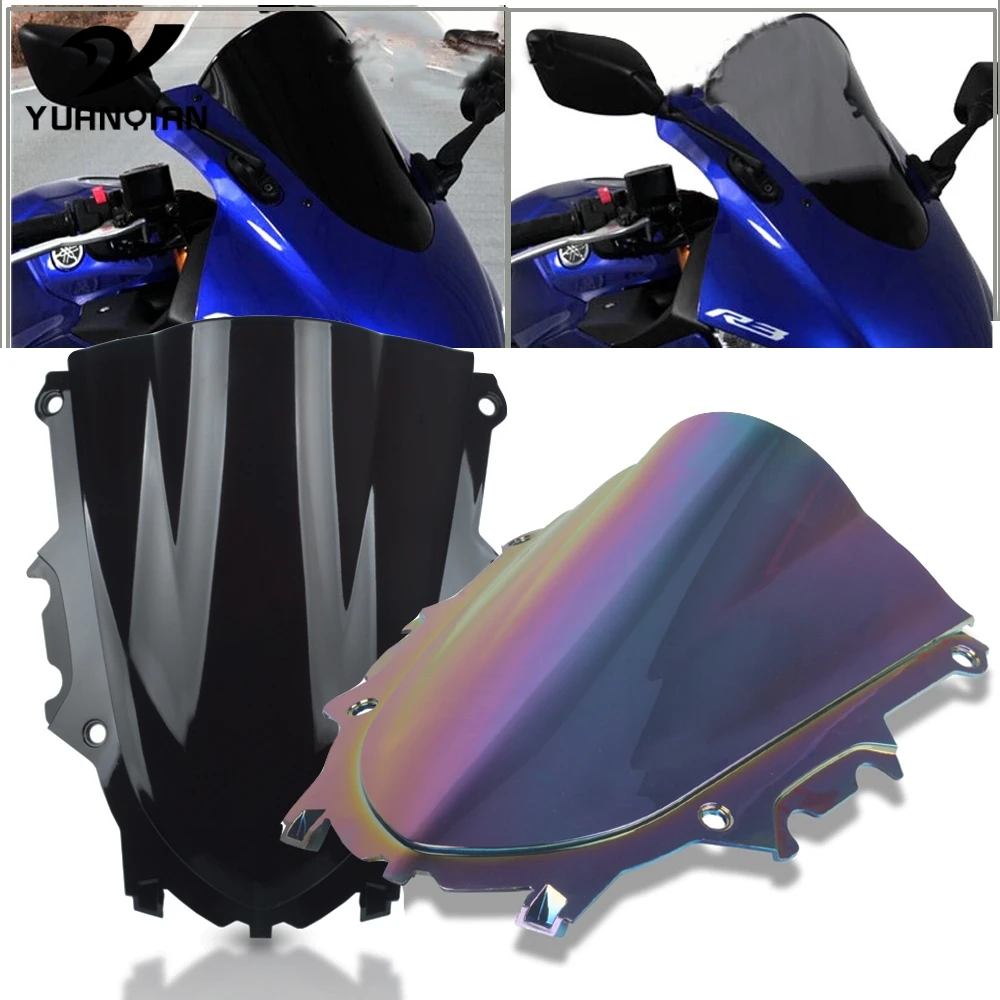 Для YAMAHA YZFR3 YZF R25 R3 YZF-R25 YZF-R3 2019-2020 Запчасти для мотоциклов ветровое стекло