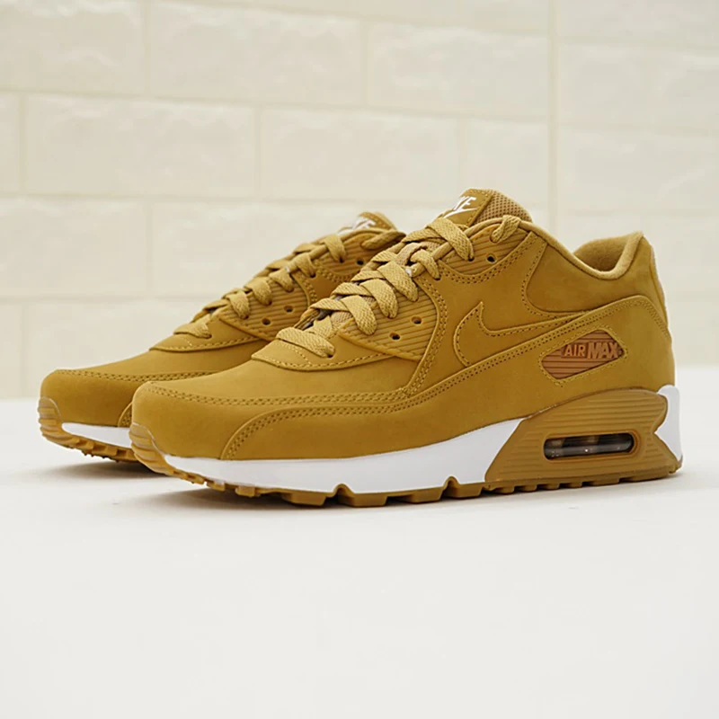 Оригинальные подлинные мужские кроссовки для бега Nike Air Max 90, незаменимые спортивные уличные кроссовки, спортивная Дизайнерская обувь, 881105-200