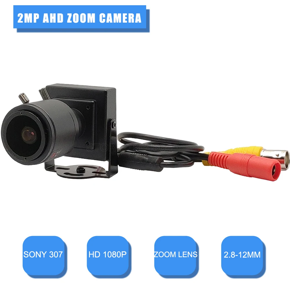 Мини камера HD AHD 1080P зум 307 МП SONY 2 8|Камеры видеонаблюдения| |