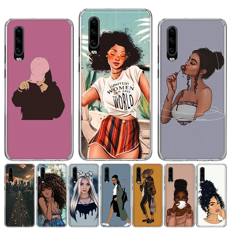 Pink MAKE MONEY Not Friends Kash head Girl Silicone Soft Case For Huawei P40 P30 P20 P10 lite Mate 10 20 30 Pro + Phone Cover Co | Мобильные