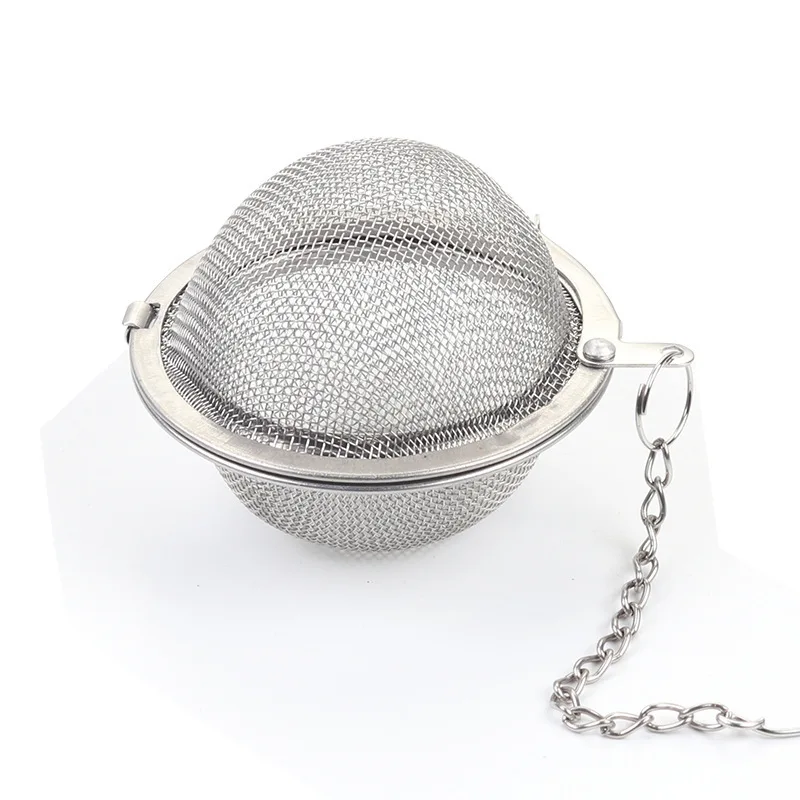 4 Size Stainless Steel Tea Infuser Sphere Locking Spice Tea Ball Strainer Mesh Infuser Filter Kitchen Accessories tea infuser tea strainer tea filter