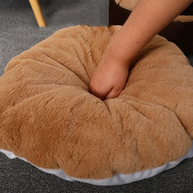 HOOPET Warm Cat Bed House  Bed for cat puppy Disassemblability Windproof Pet Puppy Nest Shell Hiding Burger Bun for Winter 6
