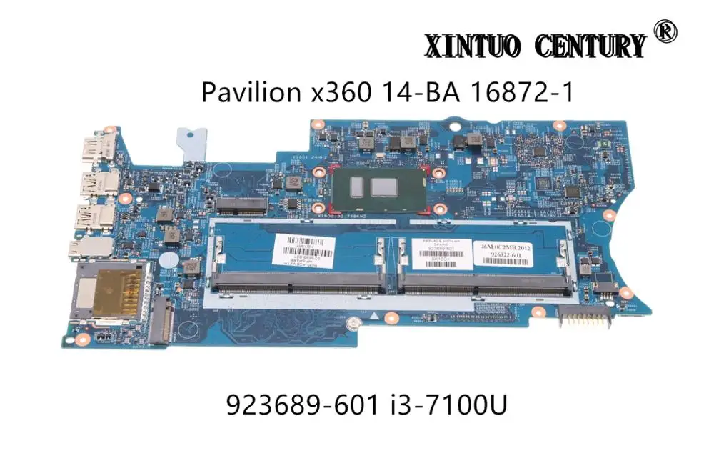 923689 601 для струйного принтера HP Pavilion x360 14 BA ba007ca Материнская плата ноутбука 16872 1