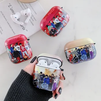 

Japan Anime ONE PIECE Headphone Case For Apple Airpods Pro 1/2/3 TPU Wireless Bluetooth Earphone Cover Box