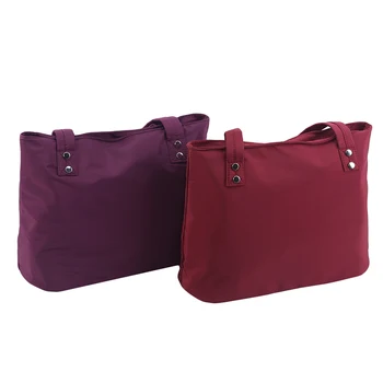 

Oxford Large Capacity Long Shoulder Handbag Shopping Tote Bag Beach Top-handle Bags 2 Piece Set Women Designer Nylon Handbags