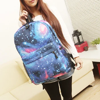 

Multicolor Travel Backpack Cute Student School Backpack Printed Waterproof Book Bag For Teenage Girls Kids Schoolbag