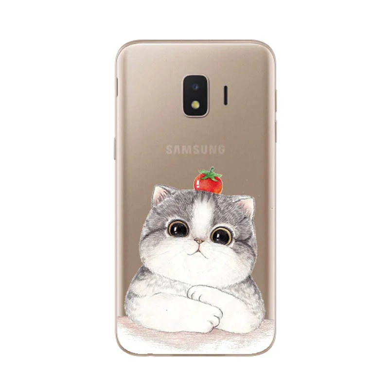 82 Мягкий чехол для samsung J2 Core, силиконовый чехол на заднюю панель, чехол для телефона samsung Galaxy J2 Core J 2 SM-J260F J260F J260 Cat - Цвет: 82