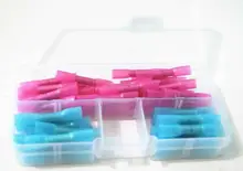 

50x/Set AWG Heat Shrink Crimp Butt Electric Cable Lead Splice Terminal Connector