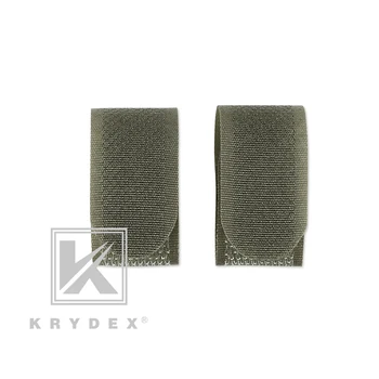 

KRYDEX 4.8" Hook & Loop Cable Management Strap RANGER GREEN Locker Organizer For Plate Carrier Vest Backpack Chest Rig 2PCS/Set