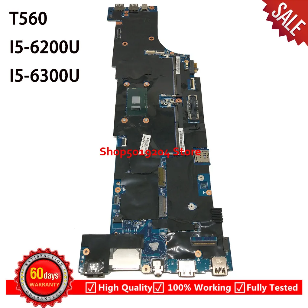 01AY306 материнская плата для lenovo THINKPAD T560 ноутбука с I5-6300 cpu | Компьютеры и офис